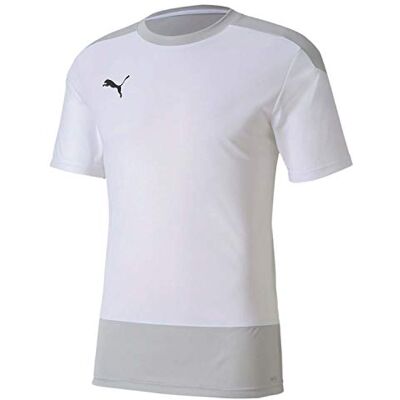 PUMA Kinder teamGOAL 23 Training Jersey Jr T-shirt, White-Gray Violet, 152 PUMA Kinder teamGOAL 23 Training Jersey Jr T-shirt, White-Gray Violet, 152