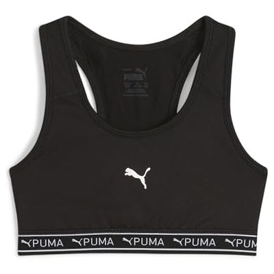 PUMA Unisex stark BH G underklädestopp, Svart, 140 PUMA Unisex stark BH G underklädestopp, Svart, 140