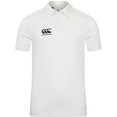 Canterbury polotröja för barn, cricket vita Canterbury polotröja för barn, cricket vita