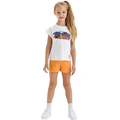 Diadora JG.Set SS sportkonst, optisk vit, M flicka, Optisk vit, M Diadora JG.Set SS sportkonst, optisk vit, M flicka, Optisk vit, M