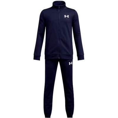 Under Armour UA Rival stickad träningsoverall – midnatt marinblå/nedhällsgrå/grå – YXL Under Armour UA Rival stickad träningsoverall – midnatt marinblå/nedhällsgrå/grå – YXL