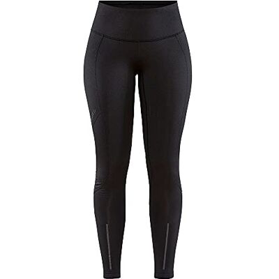 Craft ADV Essence Warm löparleggings dam, svart, L Craft ADV Essence Warm löparleggings dam, svart, L