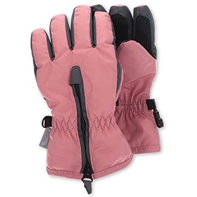 Sterntaler Unisex barn fingerhandske tvåfärgad handske, ROSA, 6 Sterntaler Unisex barn fingerhandske tvåfärgad handske, ROSA, 6