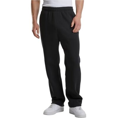 Urban Classics Fluffy Trackpants, svart, 3XL Urban Classics Fluffy Trackpants, svart, 3XL