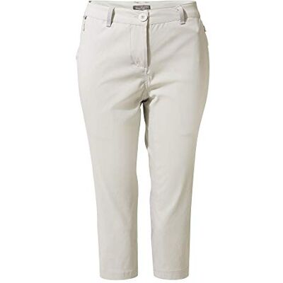 Craghoppers Dam Kiwi Pro Crop vandringsshorts Grå Duvgrå 26W Regular Craghoppers Dam Kiwi Pro Crop vandringsshorts Grå Duvgrå 26W Regular