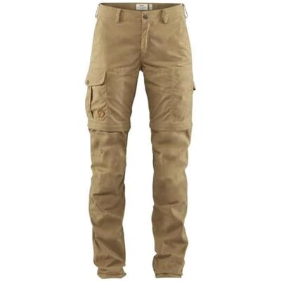 Fjällräven Damsport Trousers Karla Pro Zip-off Trousers W Mörk sand 44 Fjällräven Damsport Trousers Karla Pro Zip-off Trousers W Mörk sand 44