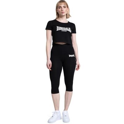 Lonsdale London IXWORTH dam träningsoverall svart basics, vardagskläder, streetwear Lonsdale London IXWORTH dam träningsoverall svart basics, vardagskläder, streetwear