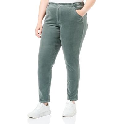 s.Oliver Sales GmbH & Co. KG/ Dambyxor långa, slim fit byxor långa, slim fit, Grön, 44W x 32L s.Oliver Sales GmbH & Co. KG/ Dambyxor långa, slim fit byxor långa, slim fit, Grön, 44W x 32L