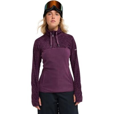 Roxy tekniska mellanlager SAYNA HALF ZIP dam lila Roxy tekniska mellanlager SAYNA HALF ZIP dam lila