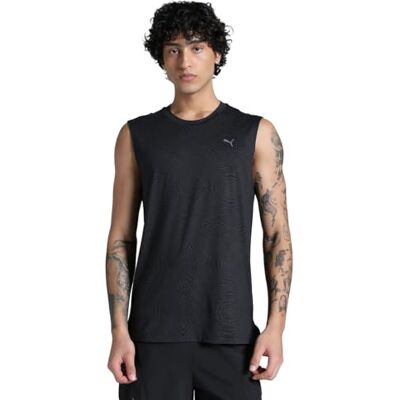 PUMA M Move CLOUDSPUN AOP Tank Svart PUMA M Move CLOUDSPUN AOP Tank Svart