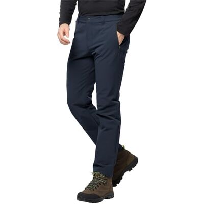 Jack Wolfskin Män aktiva termiska byxor, nattblå, 50 Jack Wolfskin Män aktiva termiska byxor, nattblå, 50