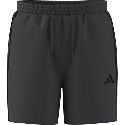 adidas herr Essential Three Stripes Chelsea Base Short Shorts, grey six/black, XS adidas herr Essential Three Stripes Chelsea Base Short Shorts, grey six/black, XS