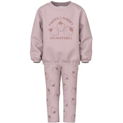 NAME IT Namn IT flicka Nmfviluba Ls Nreg sweat set unb, Burnished Lilac, 128 NAME IT Namn IT flicka Nmfviluba Ls Nreg sweat set unb, Burnished Lilac, 128