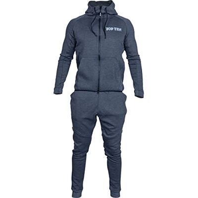 Top Ten TopTen träningsoverall med huvtröja "Casual", GRÅ, S Top Ten TopTen träningsoverall med huvtröja "Casual", GRÅ, S