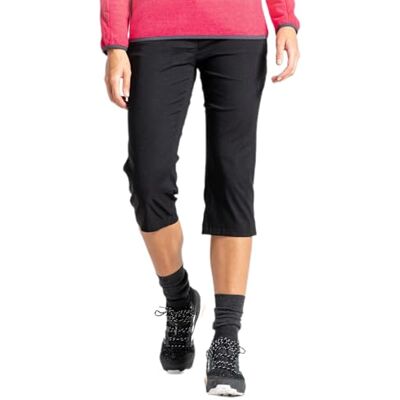 Craghoppers Dam Kiwi Pro Crop vandringsshorts Svart Svart 26W Regular Craghoppers Dam Kiwi Pro Crop vandringsshorts Svart Svart 26W Regular