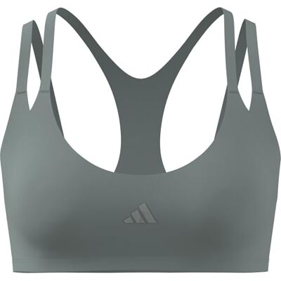 adidas Kobiety Optime Workout Strappy Light Support Bra, Wonder Sage, XXS adidas Kobiety Optime Workout Strappy Light Support Bra, Wonder Sage, XXS