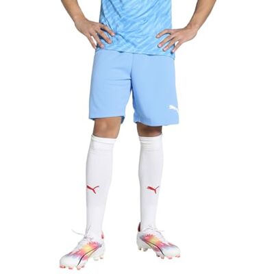 PUMA teamRISE kort blå vit F18 PUMA teamRISE kort blå vit F18