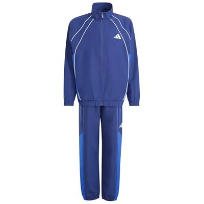 adidas Uniseks dzieci COLOR BLOCK WOVEN TRACKSUIT, dark blue/team royal blue/glow blue, 11-12 Years adidas Uniseks dzieci COLOR BLOCK WOVEN TRACKSUIT, dark blue/team royal blue/glow blue, 11-12 Years