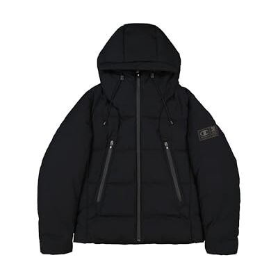 Champion Legacy Outdoor Modern Sport (220352) WR Poly Cotton Woven 252gr High-neck Jacka, Svart (NBK), S Herr FW24, Svart (NBK), S Champion Legacy Outdoor Modern Sport (220352) WR Poly Cotton Woven 252gr High-neck Jacka, Svart (NBK), S Herr FW24, Svart (NBK), S