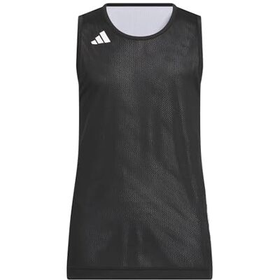 adidas unisex barn Y Everyday Pro Bball Jersey Shirt, black/white, 13-14 Years adidas unisex barn Y Everyday Pro Bball Jersey Shirt, black/white, 13-14 Years