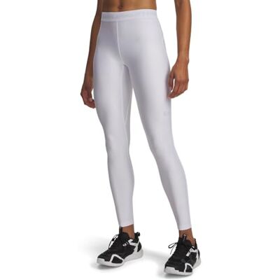 Under Armour UA HeatGear Legging Vit//Halo Gray LG, Vit//gloria grå, L Under Armour UA HeatGear Legging Vit//Halo Gray LG, Vit//gloria grå, L