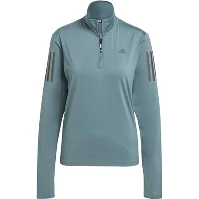 adidas Kvinnor Own the Run Half-Zip Jacket, Preloved Teal, XXS adidas Kvinnor Own the Run Half-Zip Jacket, Preloved Teal, XXS