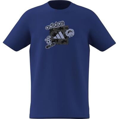 adidas Uniseks dzieci CAMO GRAPHIC T-SHIRT JUNIOR, team royal blue, 13-14 Years adidas Uniseks dzieci CAMO GRAPHIC T-SHIRT JUNIOR, team royal blue, 13-14 Years