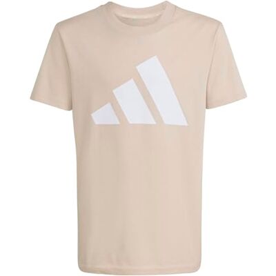 adidas Uniseks dzieci ESSENTIALS BIG LOGO T-SHIRT SET, Crystal Linen/white, 15-16 Years adidas Uniseks dzieci ESSENTIALS BIG LOGO T-SHIRT SET, Crystal Linen/white, 15-16 Years