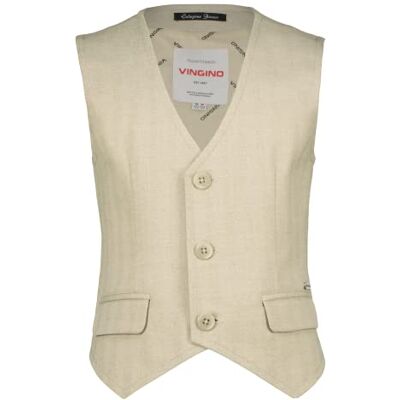 Vingino Pojkar Nhore Gilet, Vanilj, 10 år Vingino Pojkar Nhore Gilet, Vanilj, 10 år