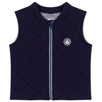 Petit Bateau Vadderad bomulls ärmlös babyjacka, Kväll, 24 M�nader Petit Bateau Vadderad bomulls ärmlös babyjacka, Kväll, 24 M�nader