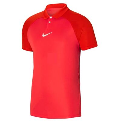NIKE Unisex barn Polo Y Nk Df Acdpr Ss Polo K, Bright Crimson/University Red/Vit, DH9279-635, L NIKE Unisex barn Polo Y Nk Df Acdpr Ss Polo K, Bright Crimson/University Red/Vit, DH9279-635, L
