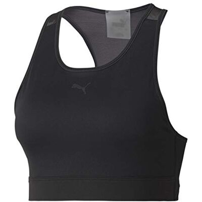 PUMA Kvinnor Studio Porslin BH Sport svart XS PUMA Kvinnor Studio Porslin BH Sport svart XS