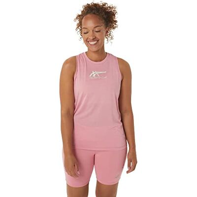 ASICS Kvinnors axelbandslös T-shirt, Standard ASICS Kvinnors axelbandslös T-shirt, Standard