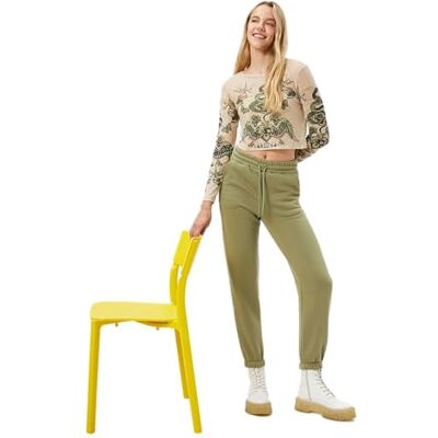 Koton sweatpants för kvinnor, kaki, XS Koton sweatpants för kvinnor, kaki, XS