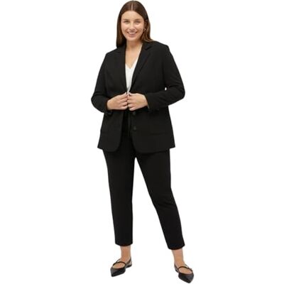 Fiorella Rubino : Joggers Bourgogne höst vinter 24, svart, S plus size Fiorella Rubino : Joggers Bourgogne höst vinter 24, svart, S plus size