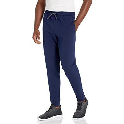Jerzees NuBlend Jogging- och träningsbyxor för män, i fleece, bomullsblandning, storlek S–3X, Marinblått Xsp, L Jerzees NuBlend Jogging- och träningsbyxor för män, i fleece, bomullsblandning, storlek S–3X, Marinblått Xsp, L