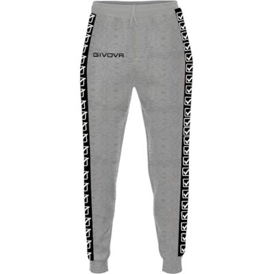 Givova Byxor med rostband ljus melangegrå storlek XL, svart, XL Givova Byxor med rostband ljus melangegrå storlek XL, svart, XL