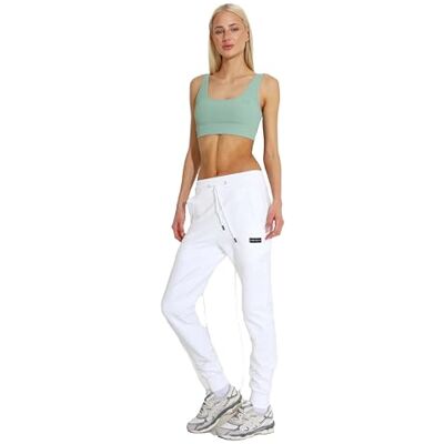 Carlheim Women's Sweatpants Everyday Comfort Jette, White, Large Carlheim Women's Sweatpants Everyday Comfort Jette, White, Large