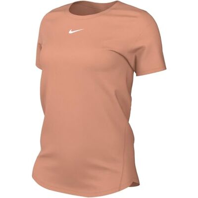 NIKE One Classic Dri-Fit T-tröja för dam, Apricot Agate/White, S NIKE One Classic Dri-Fit T-tröja för dam, Apricot Agate/White, S