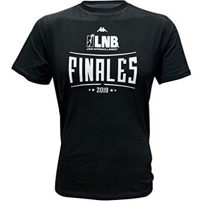Ligue Nationale de Basket Unisex t-shirt för barn officiell Finales Lnb 2019 T-shirt Finales LNB 2019, svart, FR : XXS (Taille Fabricant : 8 Jahre) Ligue Nationale de Basket Unisex t-shirt för barn officiell Finales Lnb 2019 T-shirt Finales LNB 2019, svart, FR : XXS (Taille Fabricant : 8 Jahre)