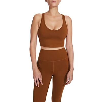 Sage Collective Sage Activewear Damfukttransporterande V-hals, racerback, för yoga, hylla, sport-BH, munkar badrock, stor Sage Collective Sage Activewear Damfukttransporterande V-hals, racerback, för yoga, hylla, sport-BH, munkar badrock, stor