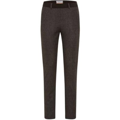 RAPHAELA by Brax dam Lillyth fin tweed jersey klassiska byxor, 52 marron, 40W / 32L RAPHAELA by Brax dam Lillyth fin tweed jersey klassiska byxor, 52 marron, 40W / 32L