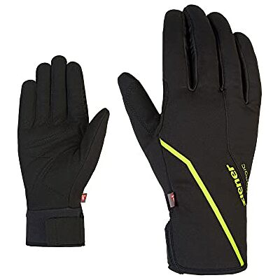 Ziener Herr ULTIMO längdskidåkning/Nordic/Crosscountry-handskar Primaloft, vindtät, soft-Shell, Black.Lime, 7 Ziener Herr ULTIMO längdskidåkning/Nordic/Crosscountry-handskar Primaloft, vindtät, soft-Shell, Black.Lime, 7