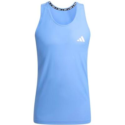 adidas För Män Own The Run Tank Top, Blue Fusion, XL adidas För Män Own The Run Tank Top, Blue Fusion, XL