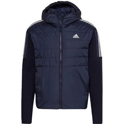 adidas För Män Essentials Insulated Hooded Hybrid Jacket, Legend Ink, M adidas För Män Essentials Insulated Hooded Hybrid Jacket, Legend Ink, M