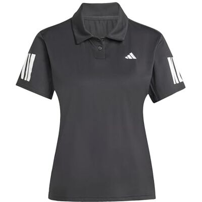 adidas Kobiety CLUB TENNIS CLIMACOOL 3-STRIPES POLO, black, XXS adidas Kobiety CLUB TENNIS CLIMACOOL 3-STRIPES POLO, black, XXS