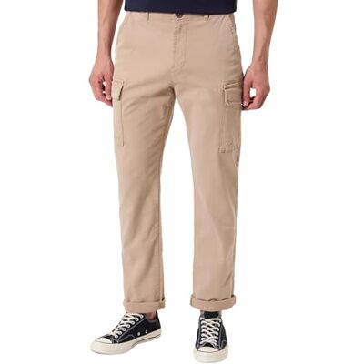 Napapijri Mees Cargo Casual Pants för män, Brun, 26 Napapijri Mees Cargo Casual Pants för män, Brun, 26