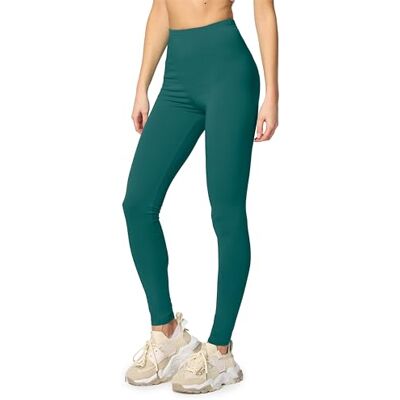 Merry Style Dam Långa Leggings MS10-143 (Smaragdgrön, XS) Merry Style Dam Långa Leggings MS10-143 (Smaragdgrön, XS)