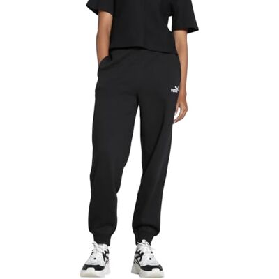 PUMA ESS Small No. 1 logotyp komfort hög midja träningsbyxor FL cl svart PUMA ESS Small No. 1 logotyp komfort hög midja träningsbyxor FL cl svart