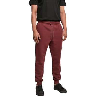 Urban Classics Basic sweatpants herr Träningsbyxor, Körsbär, M Urban Classics Basic sweatpants herr Träningsbyxor, Körsbär, M